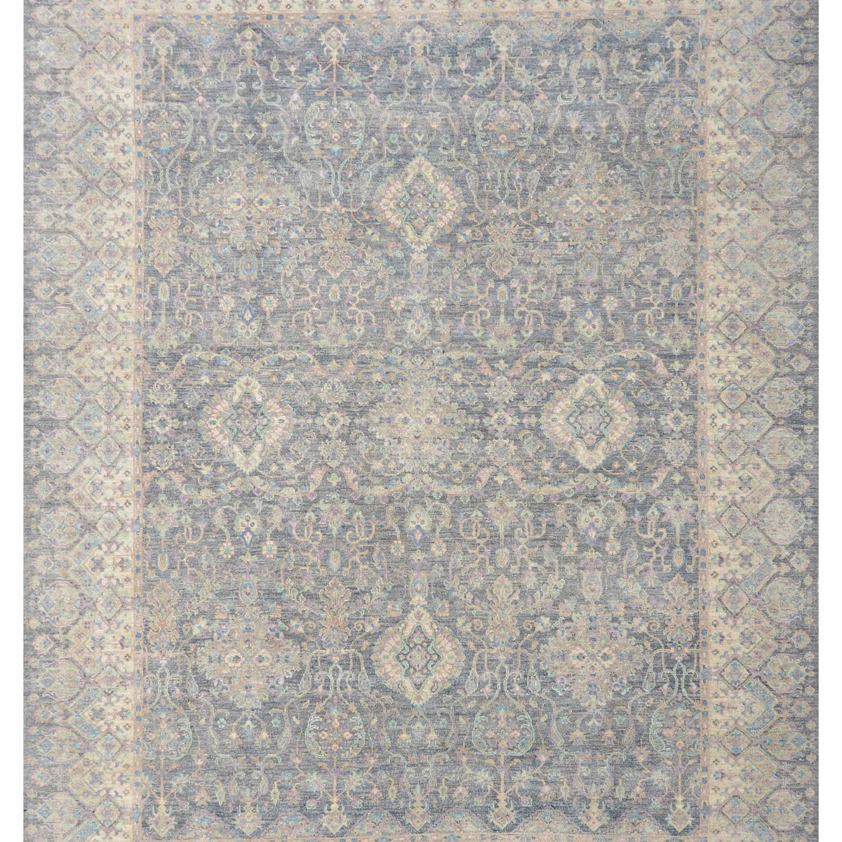 Pacific Ziegler Silk Route  D.Grey Ivory Traditional