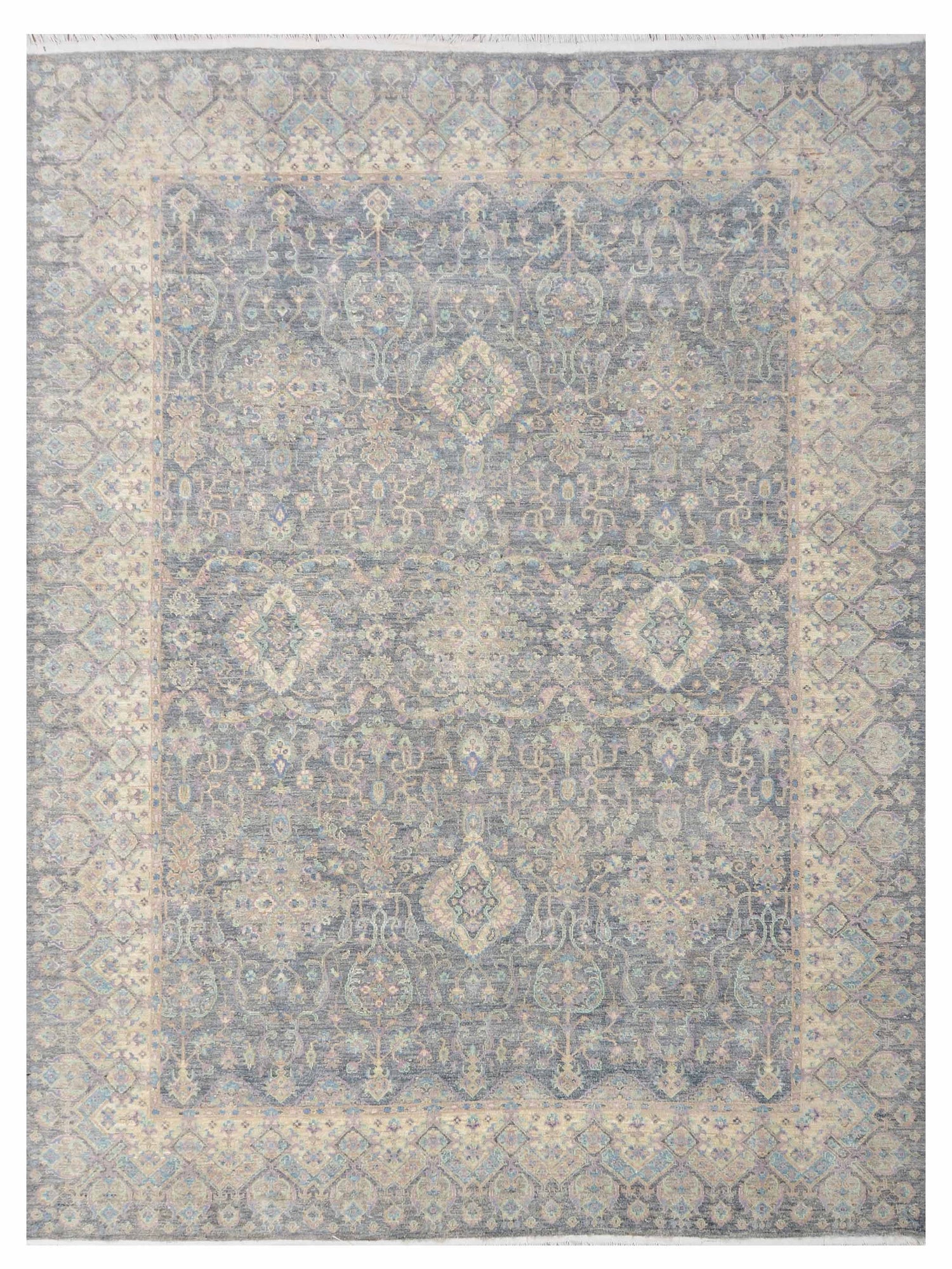 Pacific Ziegler Silk Route  D.Grey Ivory Traditional