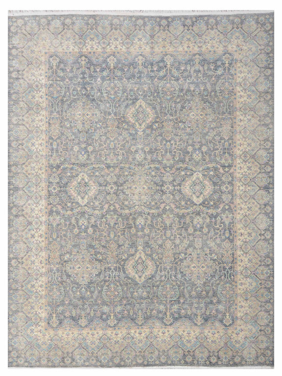 Pacific Ziegler Silk Route  D.Grey Ivory Traditional