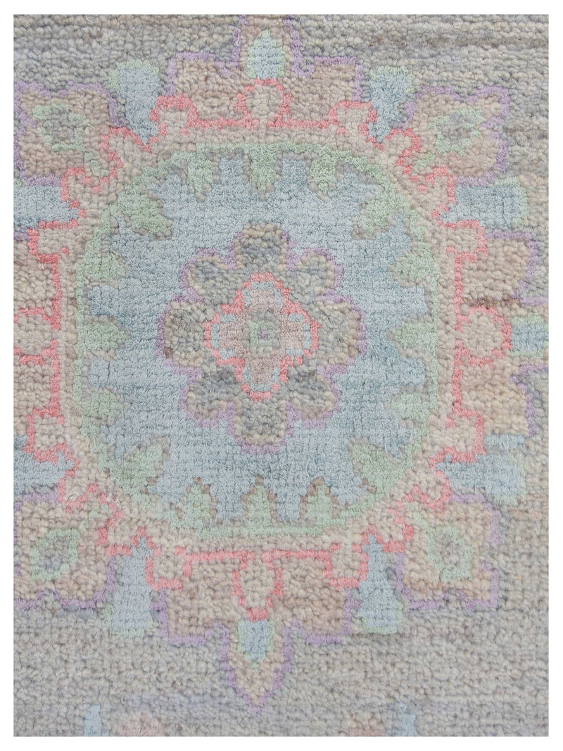 Pacific Ziegler Silk Route 43321 Lt.Grey Ivory Transitional Hand Knotted Rug