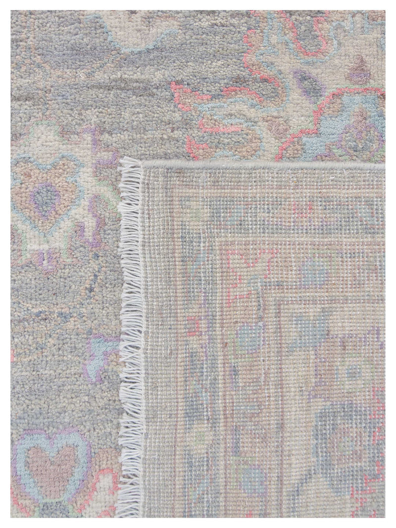 Pacific Ziegler Silk Route 43321 Lt.Grey Ivory Transitional Hand Knotted Rug