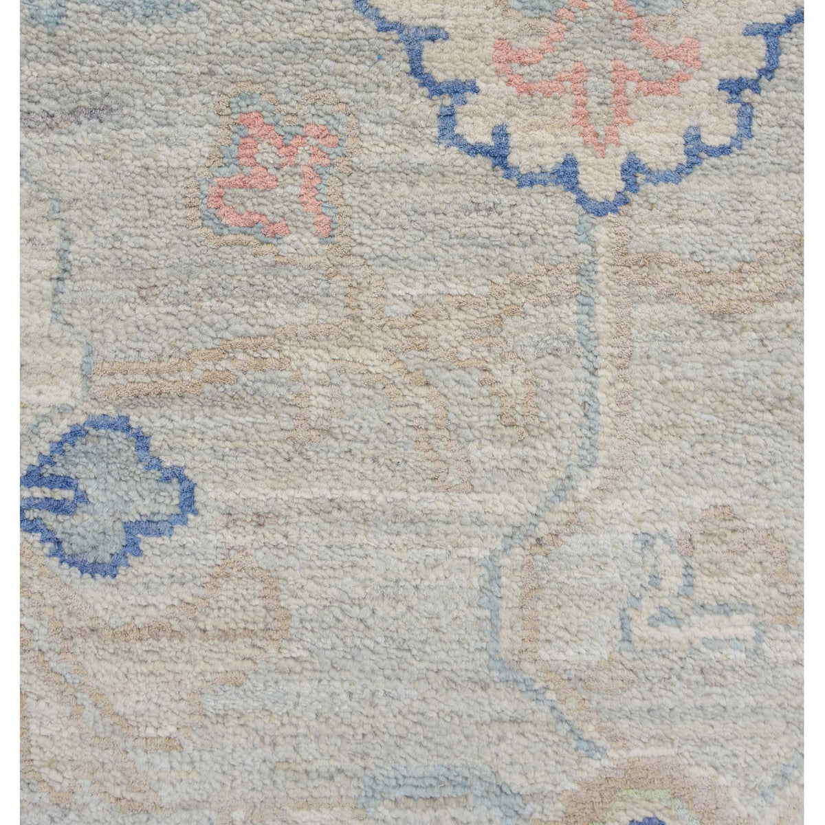 Pacific Ziegler Silk Route 43322 Lt.Grey Ivory Transitional Hand Knotted Rug