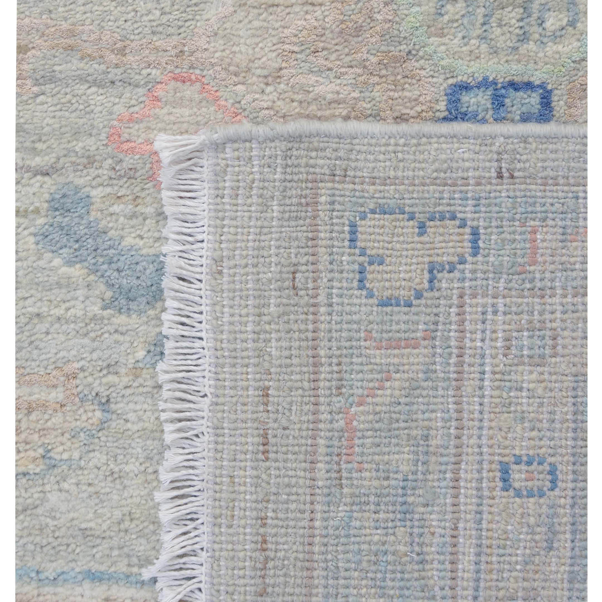 Pacific Ziegler Silk Route 43322 Lt.Grey Ivory Transitional Hand Knotted Rug