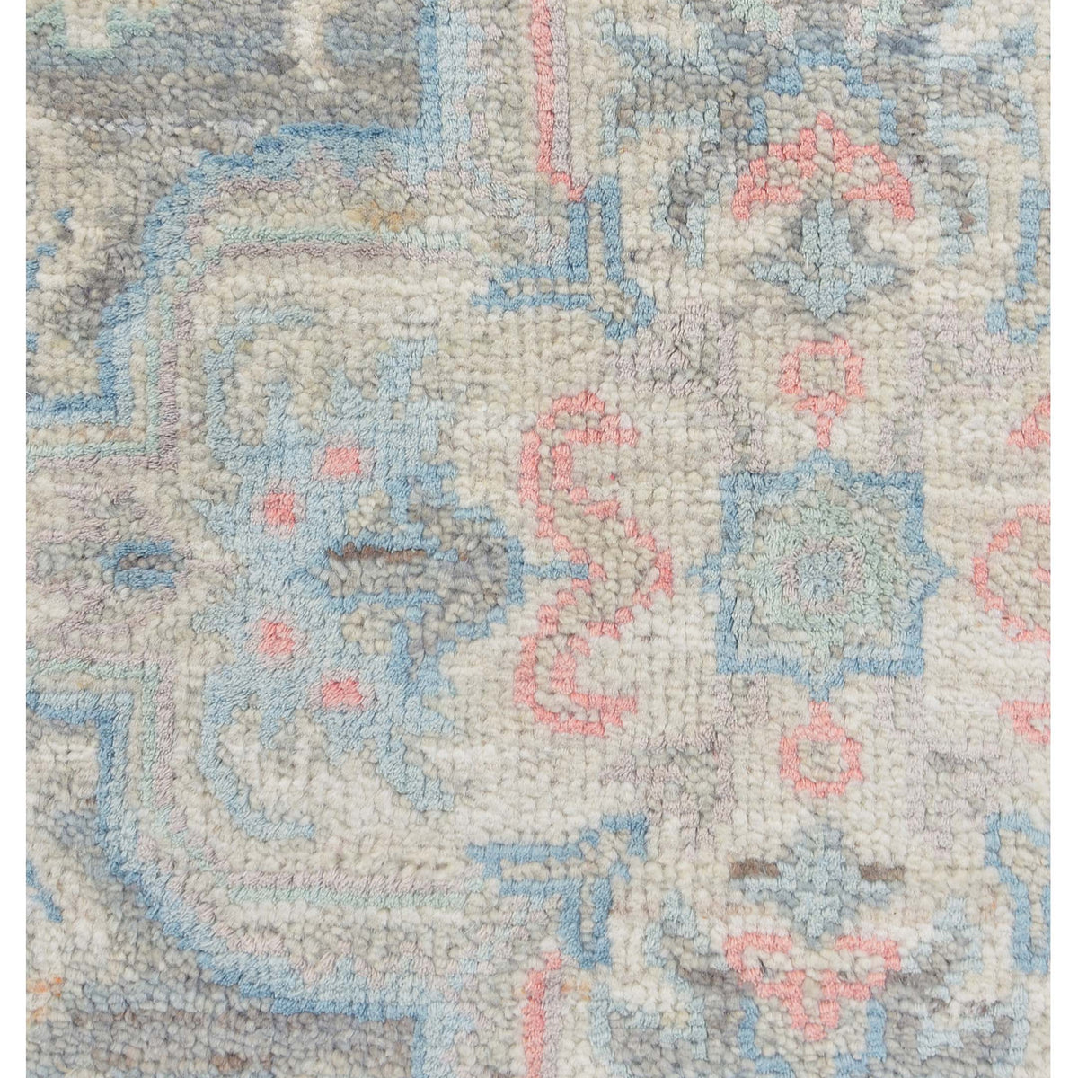 Pacific Ziegler Silk Route 43324 Teal Lt.Grey Transitional Hand Knotted Rug