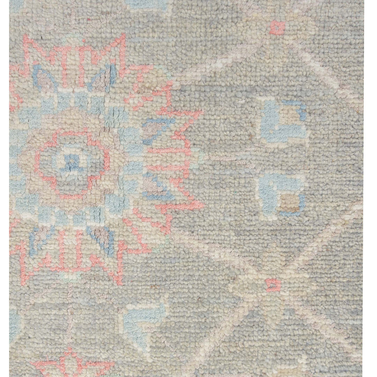 Pacific Ziegler Silk Route 43326 Grey Ivory Transitional Hand Knotted Rug