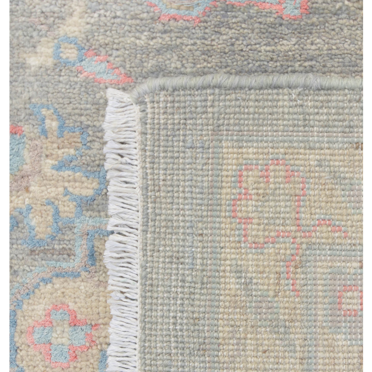 Pacific Ziegler Silk Route 43326 Grey Ivory Transitional Hand Knotted Rug