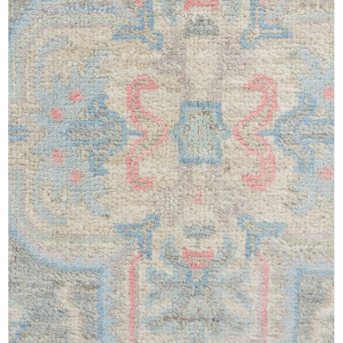 Pacific Ziegler Silk Route 43329 Lt.Grey Ivory Transitional Hand Knotted Rug