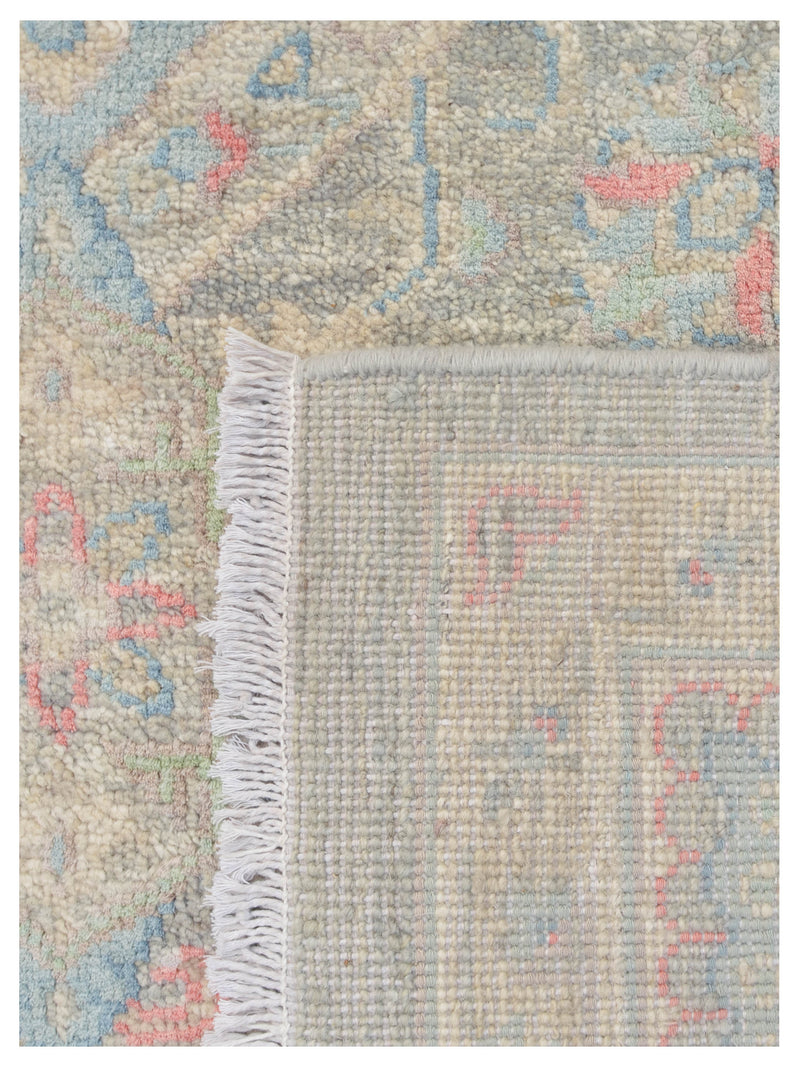 Pacific Ziegler Silk Route 43329 Lt.Grey Ivory Transitional Hand Knotted Rug