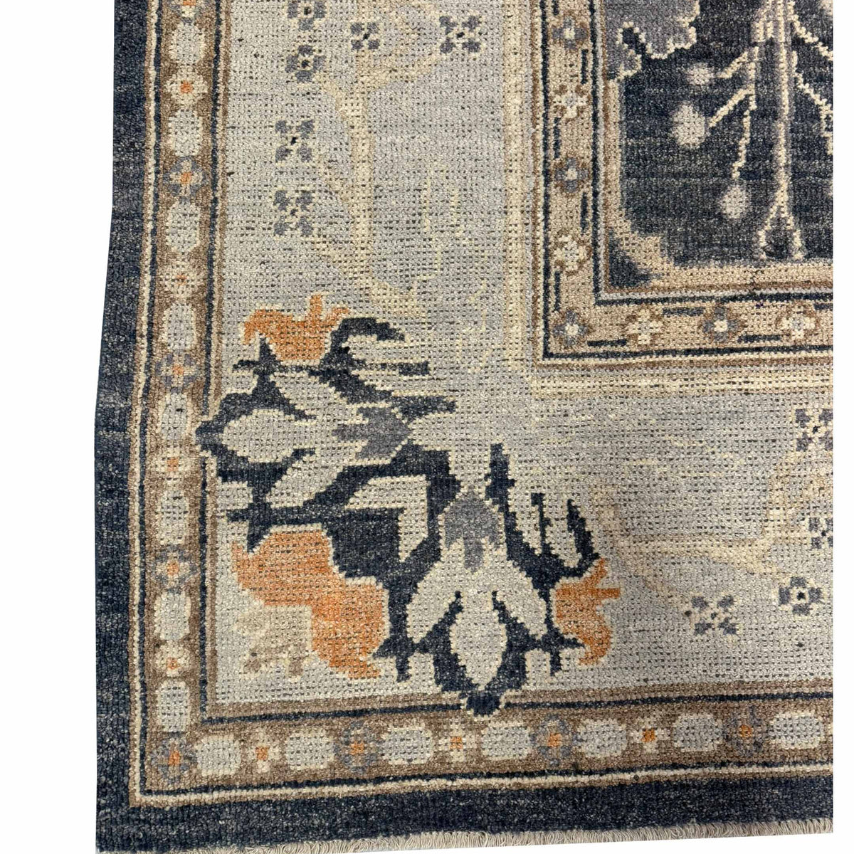 Pacific Ushak 43332 Blue Grey Transitional Hand Knotted Rug
