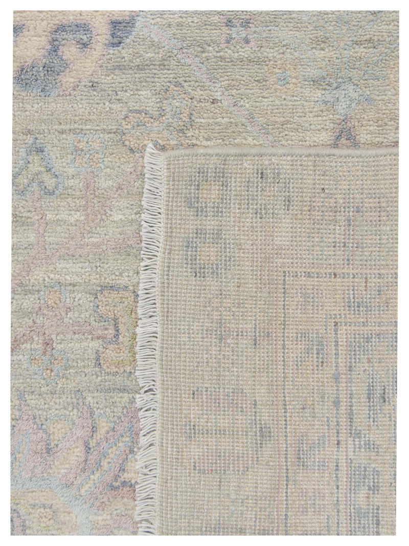 Pacific Ziegler Silk Route 43333 Lt.Grey Dk.Grey Transitional Hand Knotted Rug