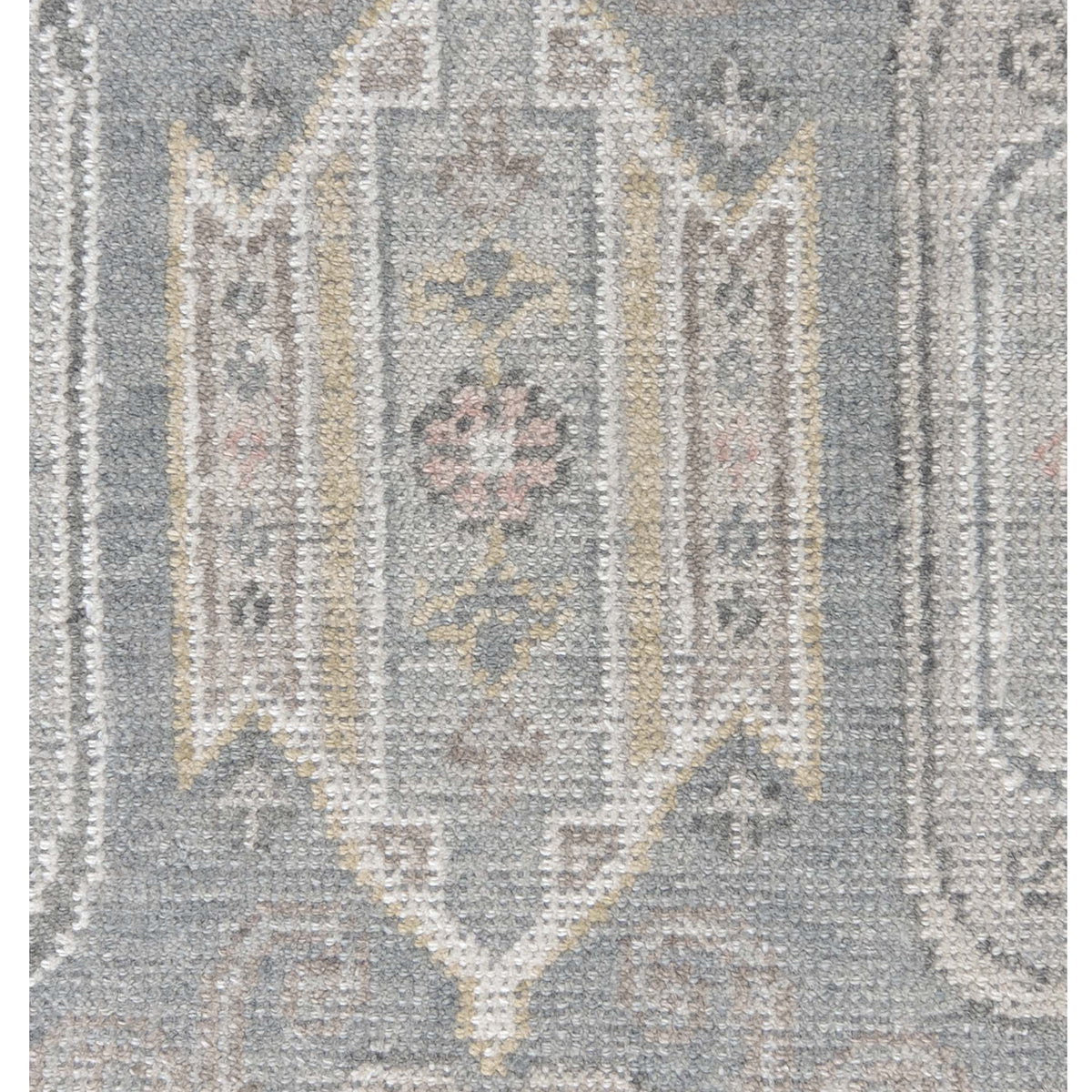 Pacific Ushak 43335 Grey Beige Transitional Hand Knotted Rug
