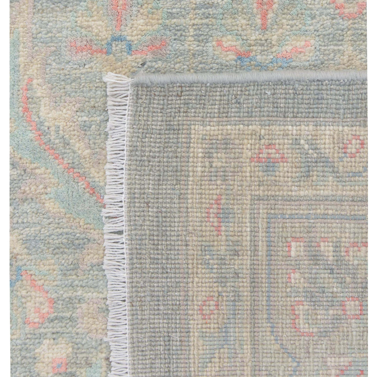 Pacific Ziegler Silk Route 43338 Grey Grey Transitional Hand Knotted Rug