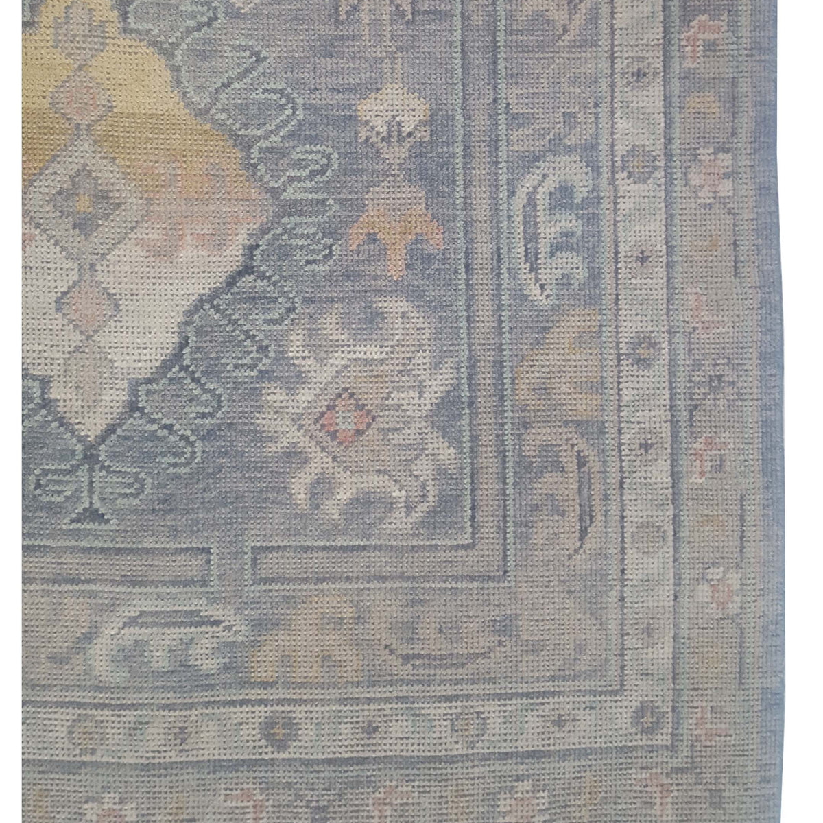 Pacific Ushak 43339 Grey Grey Transitional Hand Knotted Rug