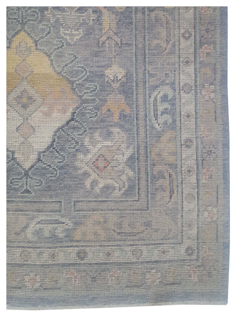 Pacific Ushak 43339 Grey Grey Transitional Hand Knotted Rug