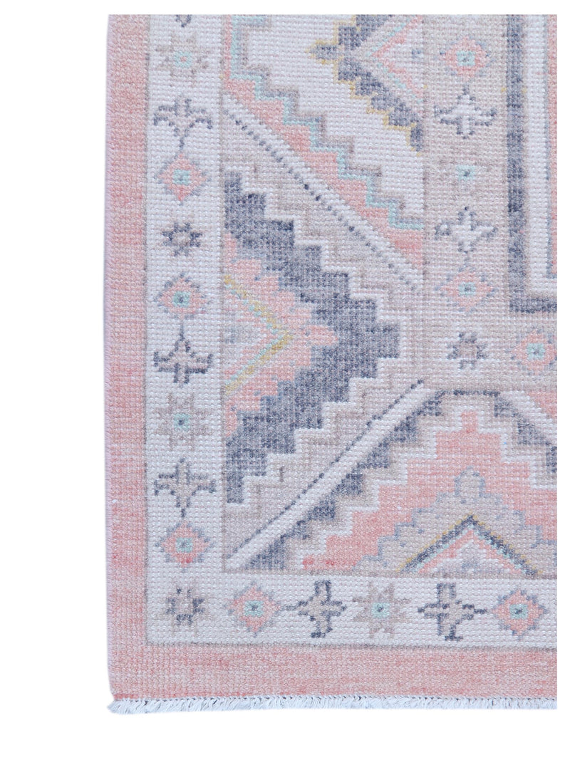 Pacific Ushak 43340 Samen Ivory Transitional Hand Knotted Rug