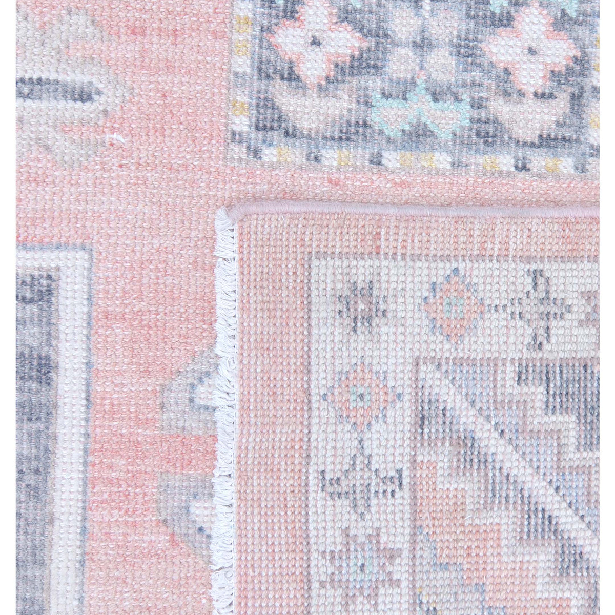 Pacific Ushak 43340 Samen Ivory Transitional Hand Knotted Rug