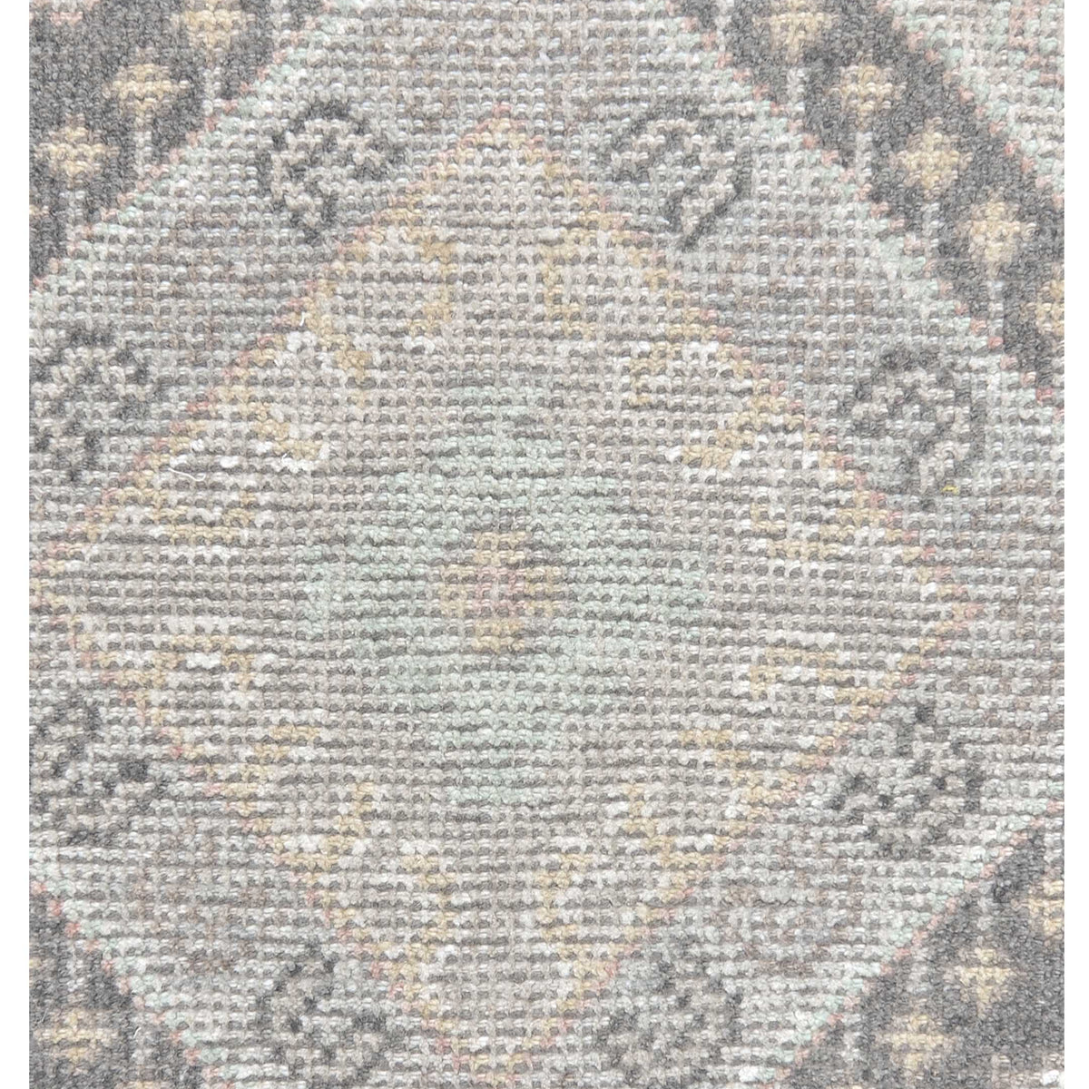 Pacific Ushak 43344 Grey Ivory Transitional Hand Knotted Rug