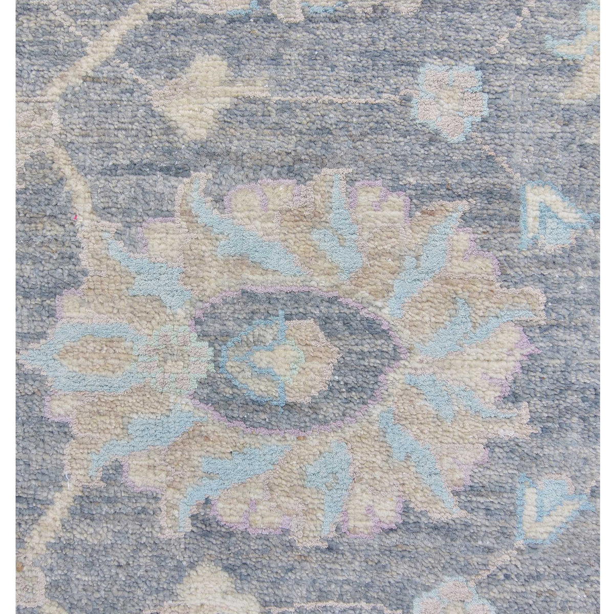 Pacific Ziegler Silk Route 43345 D.Grey Lt.Grey Transitional Hand Knotted Rug