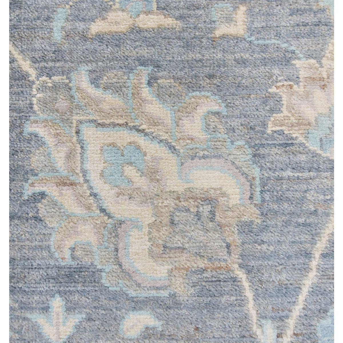 Pacific Ziegler Silk Route 43349 D.Grey Lt.Grey Transitional Hand Knotted Rug