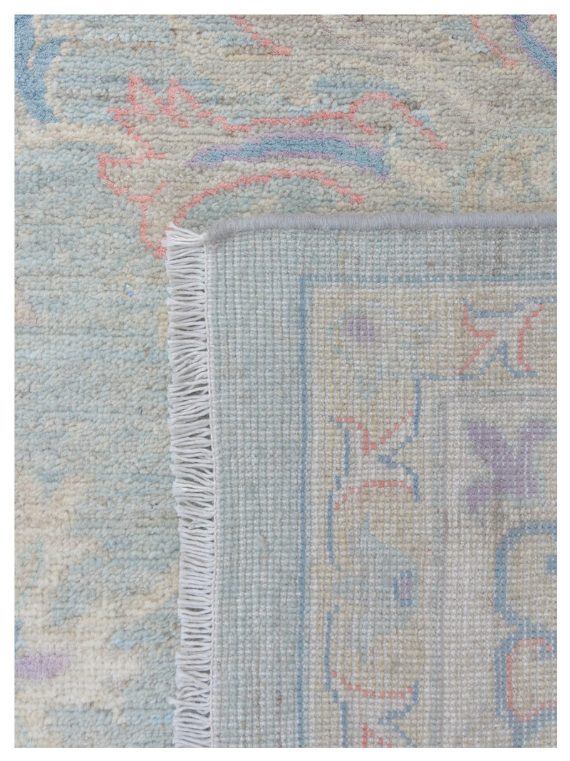 Pacific Ziegler Silk Route 43352 Grey Beige Transitional Hand Knotted Rug