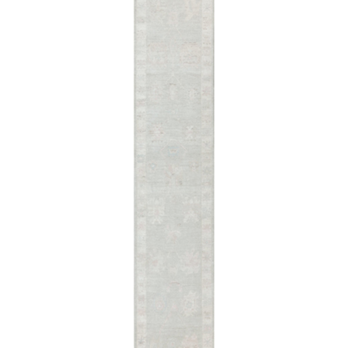 Pacific Ushak Wool Weft  Grey Ivory Transitional