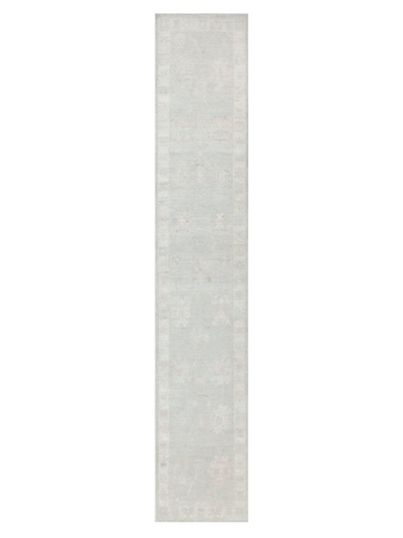 Pacific Ushak Wool Weft  Grey Ivory Transitional