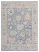 Pacific Ushak Wool Weft  D.Grey Ivory Transitional
