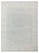 Pacific Ushak Wool Weft  Grey Ivory Transitional