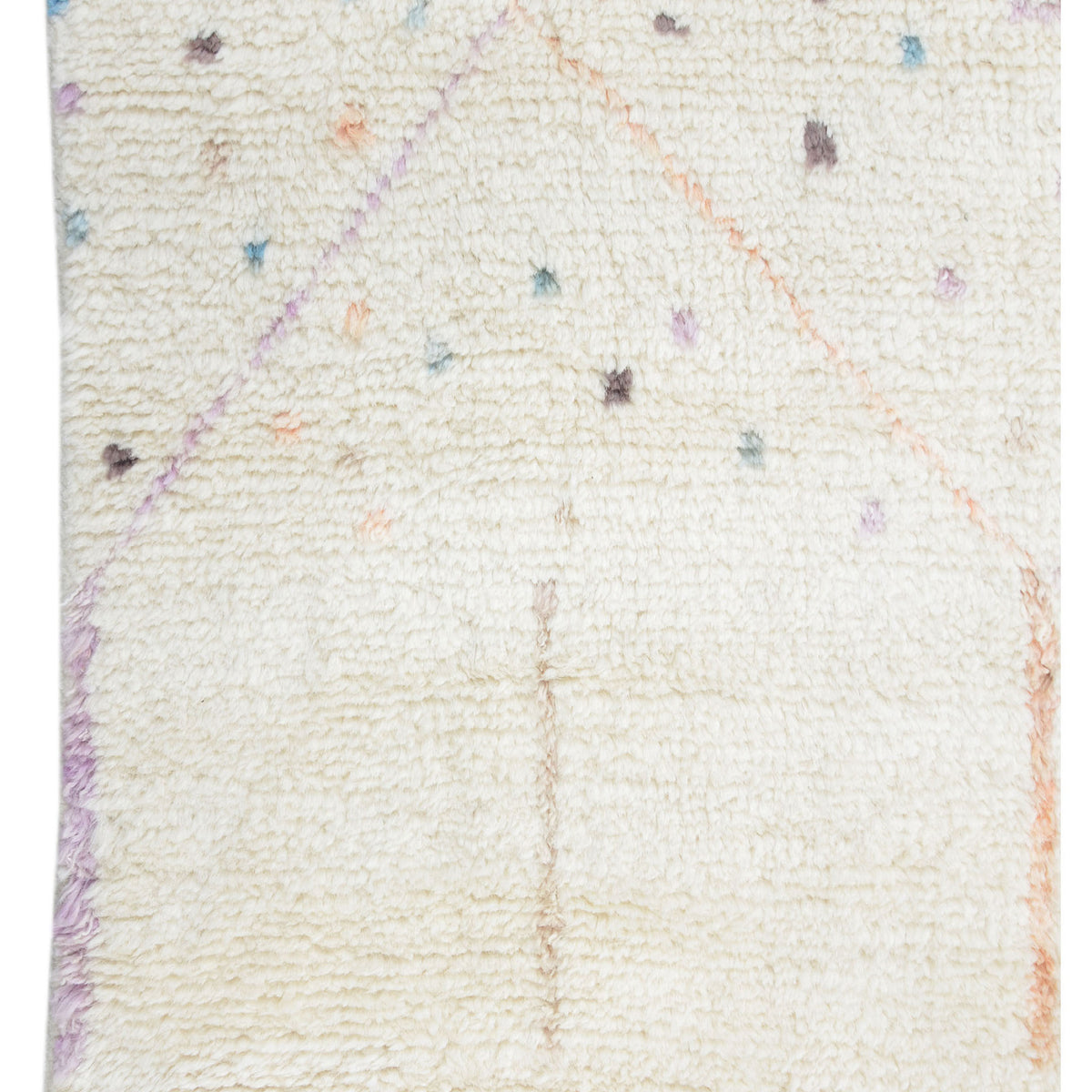Pacific Moroccan 43398 Ivory Multi Transitional Hand Knotted Rug