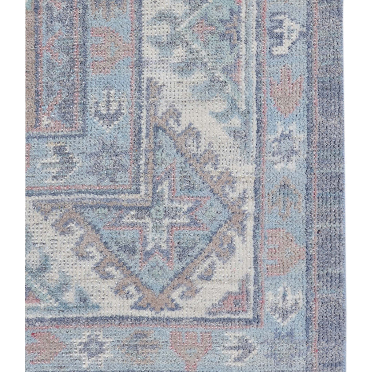 Pacific Ushak 43427 Grey Ivory Transitional Hand Knotted Rug