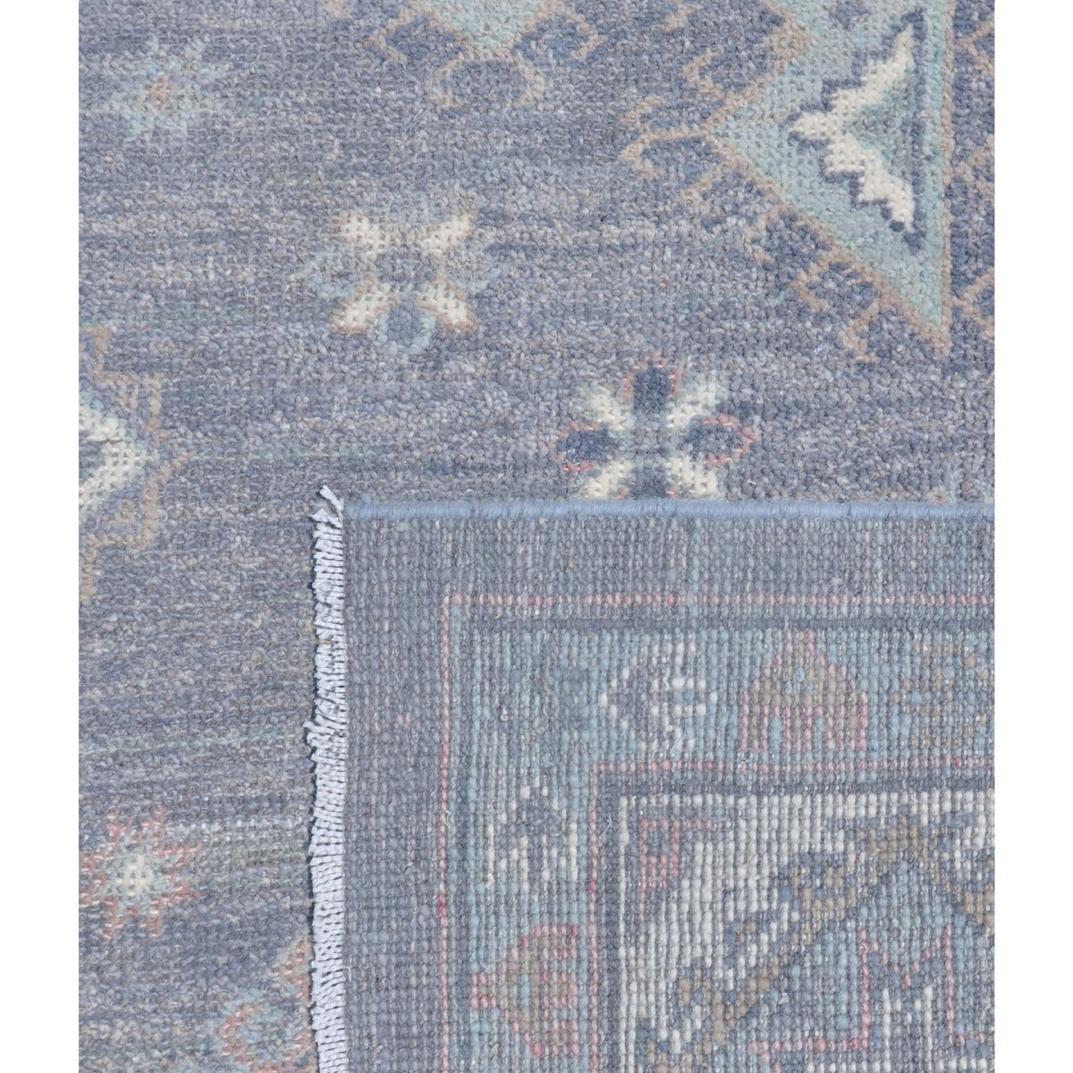 Pacific Ushak 43427 Grey Ivory Transitional Hand Knotted Rug