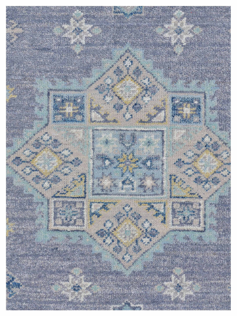 Pacific Ushak 43428 Grey Ivory Transitional Hand Knotted Rug
