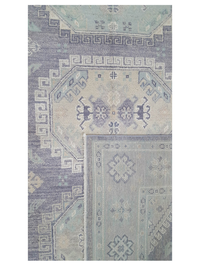 Pacific Ushak 43429 Grey Ivory Transitional Hand Knotted Rug