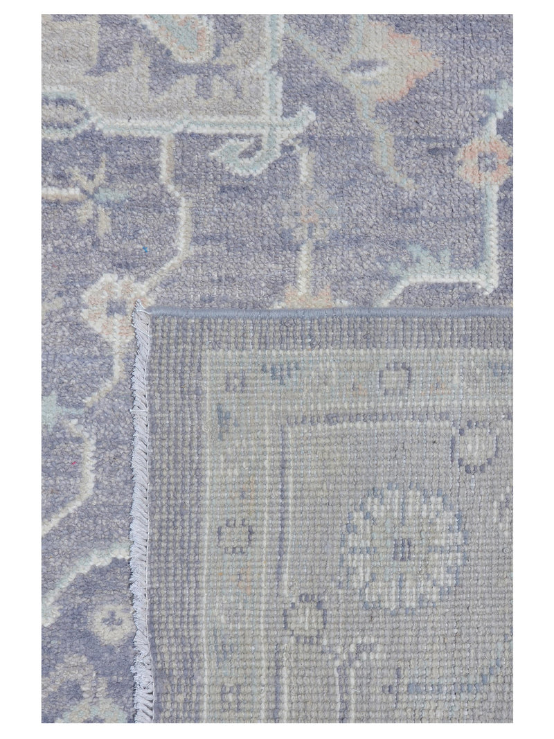 Pacific Ushak 43430 Grey Ivory Transitional Hand Knotted Rug