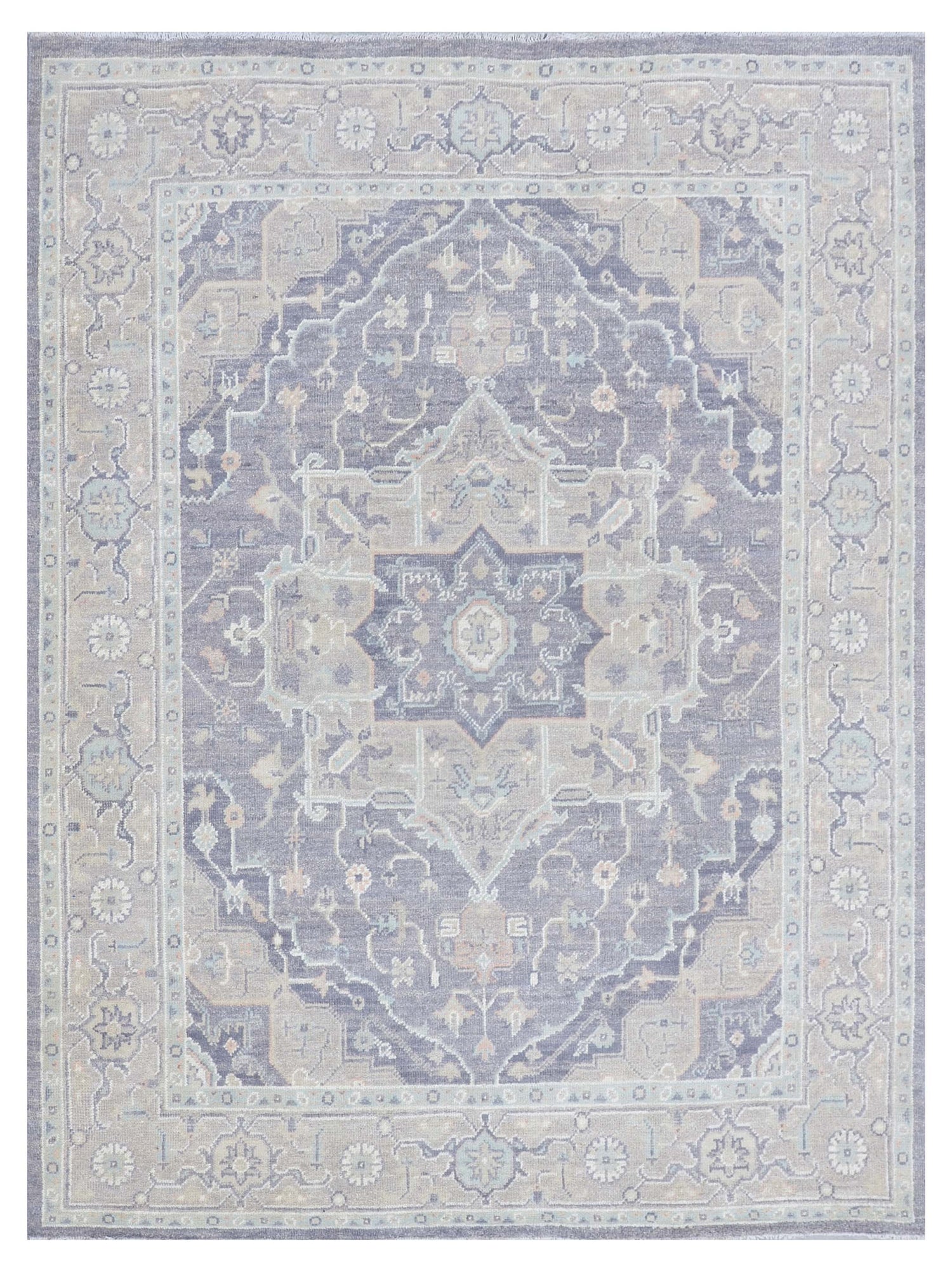Pacific Ushak  Grey Ivory Transitional
