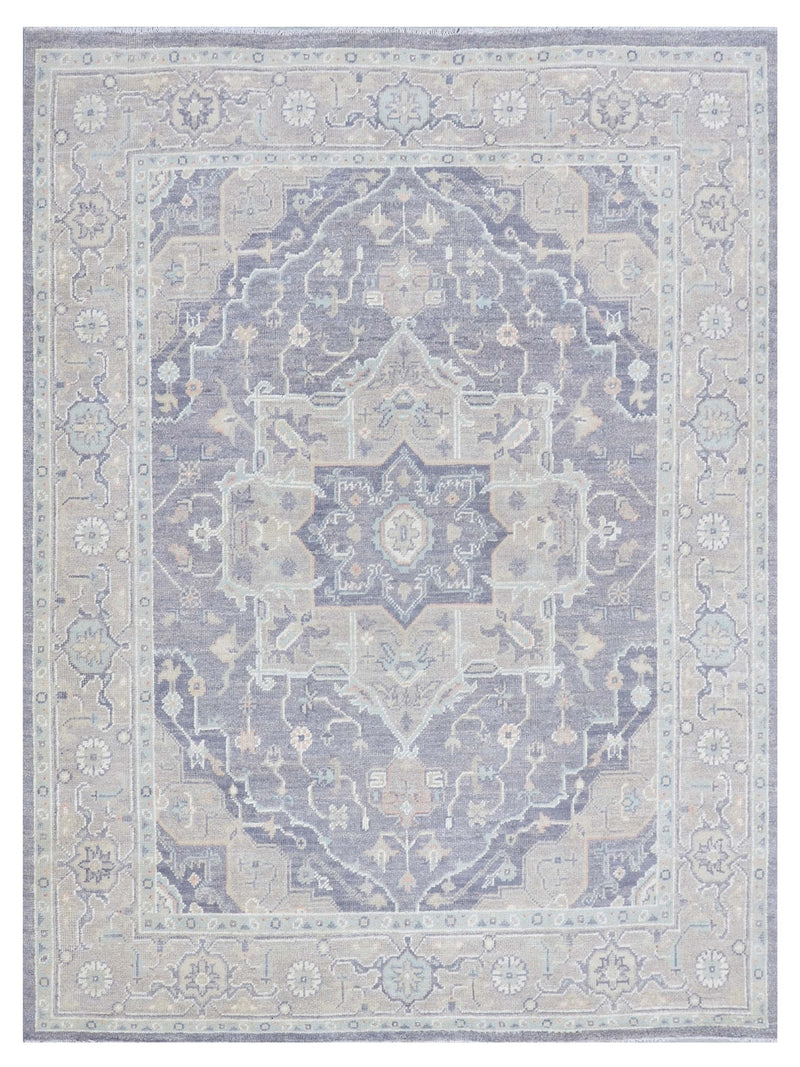 Pacific Ushak  Grey Ivory Transitional