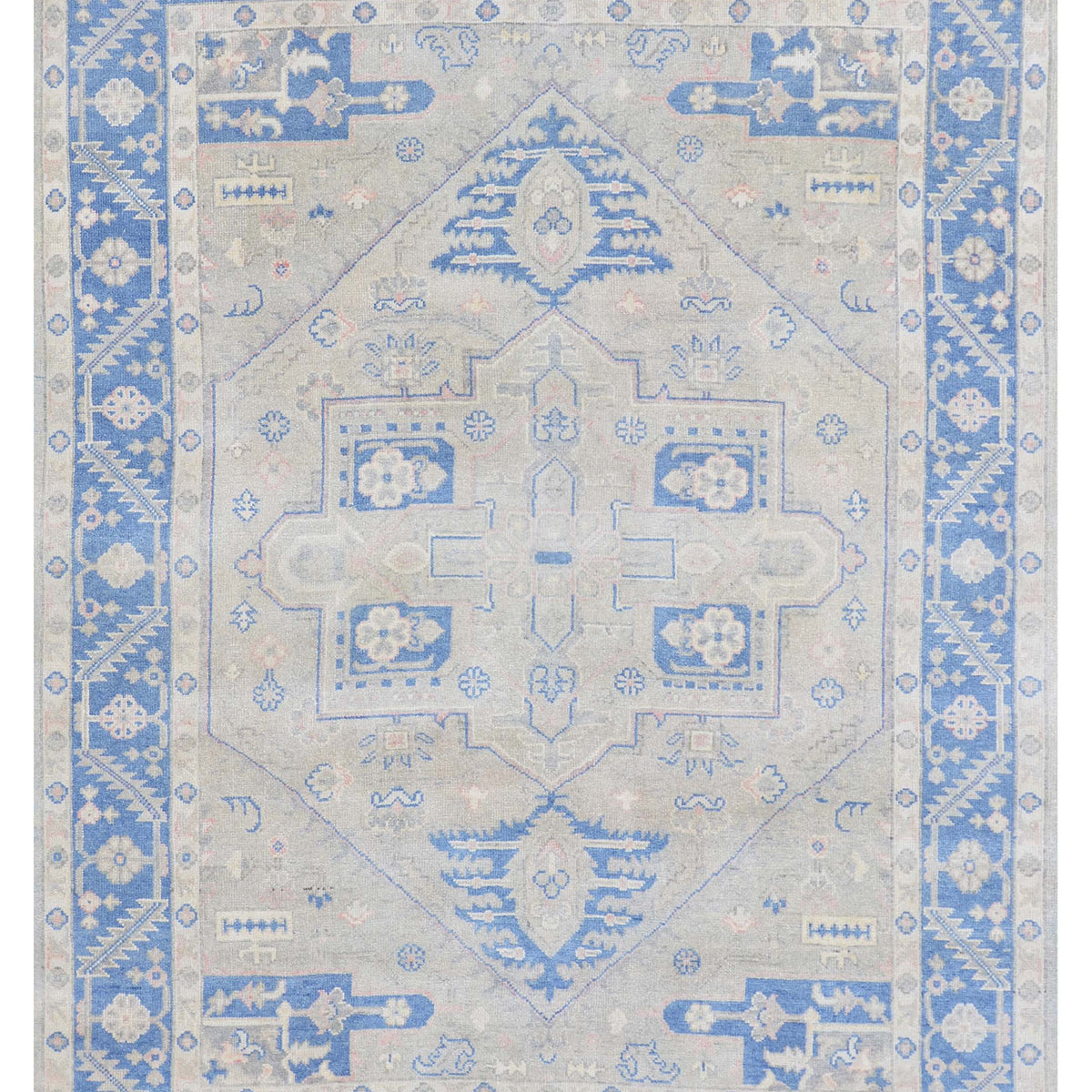 Pacific Ushak  Blue Blue Transitional