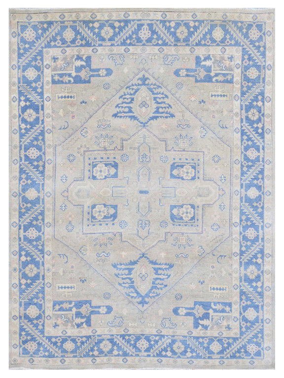 Pacific Ushak  Blue Blue Transitional