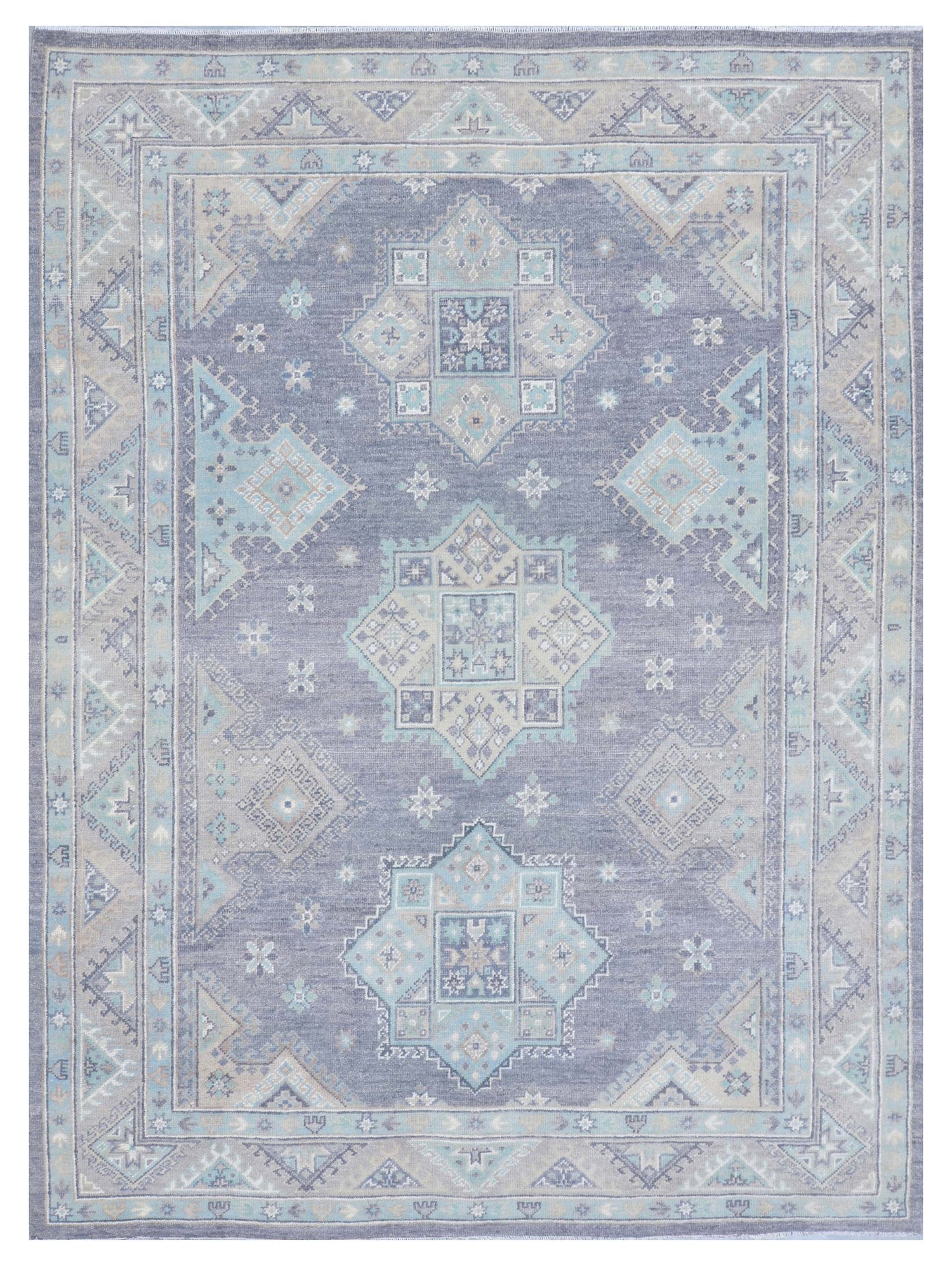 Pacific Ushak  Grey Ivory Transitional