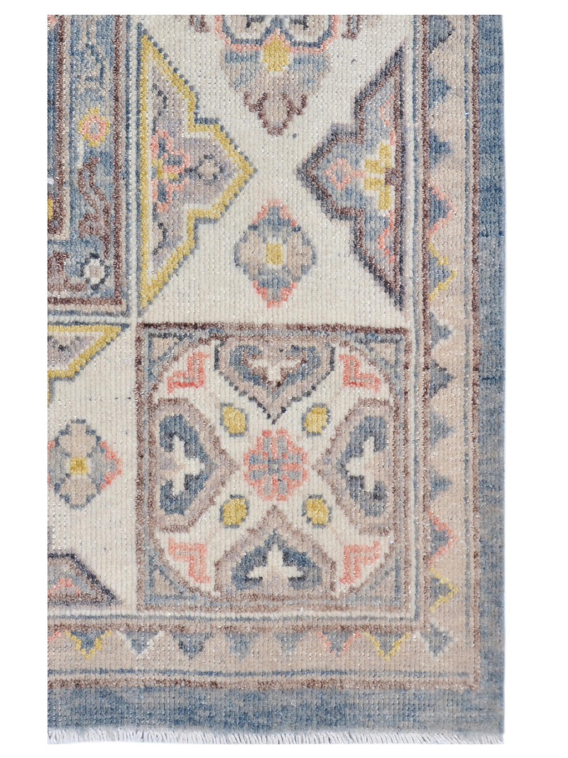Pacific Ushak 43439 Grey Ivory Transitional Hand Knotted Rug