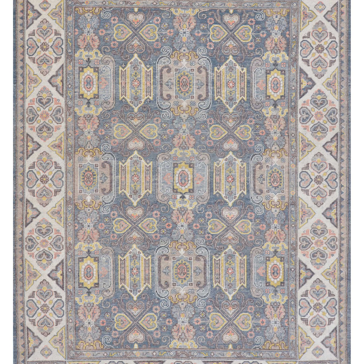 Pacific Ushak  Grey Ivory Transitional