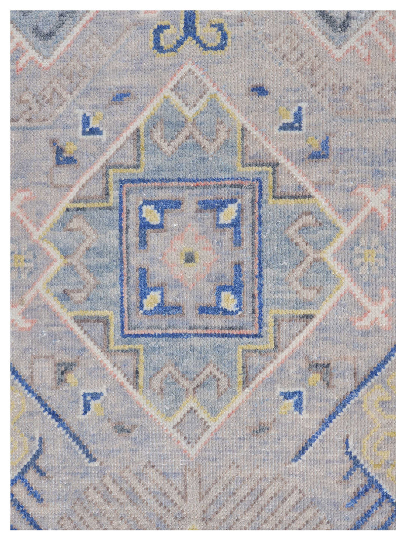 Pacific Ushak 43440 Beige Grey Transitional Hand Knotted Rug