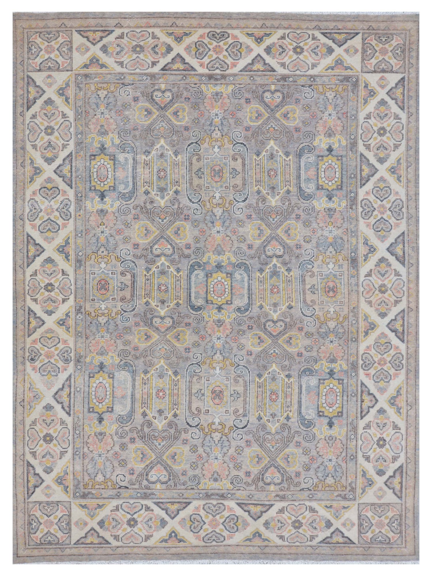 Pacific Ushak  Beige Ivory Transitional