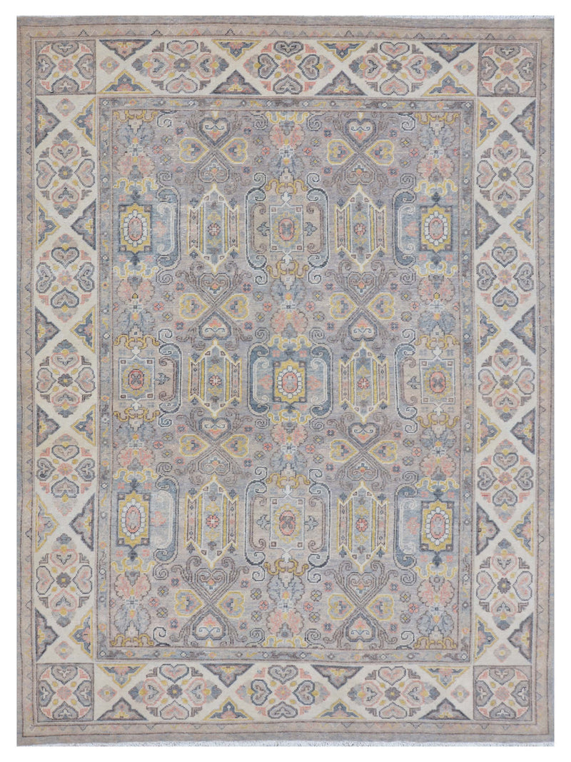 Pacific Ushak  Beige Ivory Transitional
