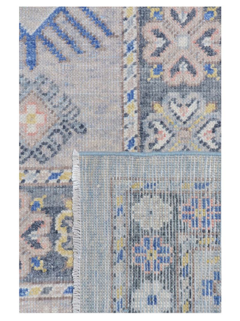 Pacific Ushak 43442 Blue Ivory Transitional Hand Knotted Rug