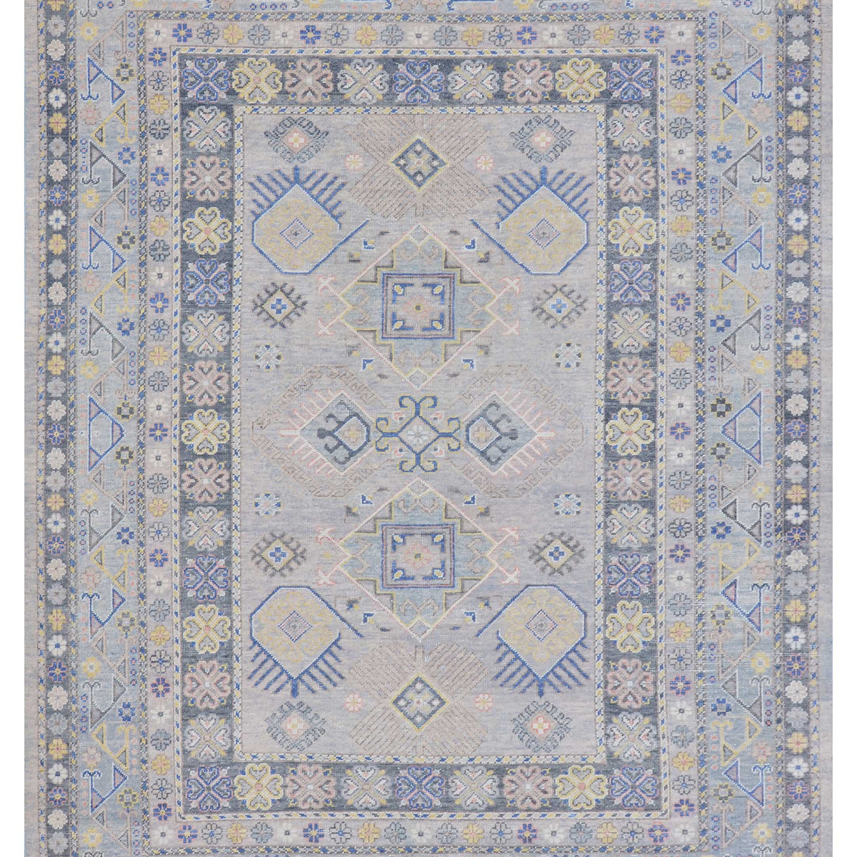 Pacific Ushak  Blue Ivory Transitional