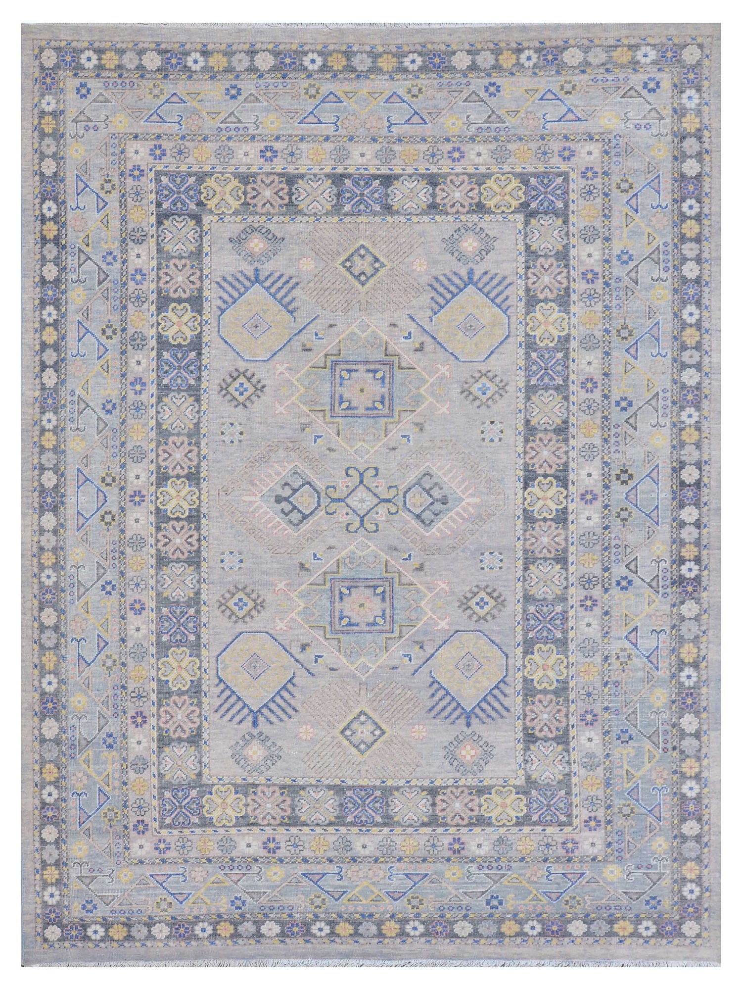 Pacific Ushak  Blue Ivory Transitional