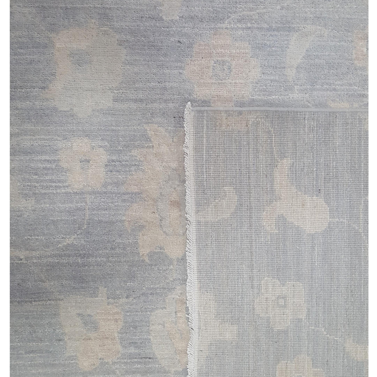 Pacific Ziegler 43447 Grey Grey Transitional Hand Knotted Rug