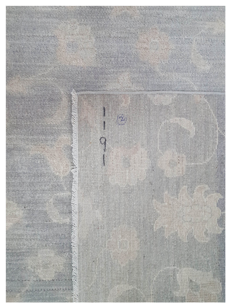 Pacific Ziegler 43449 Grey Grey Transitional Hand Knotted Rug