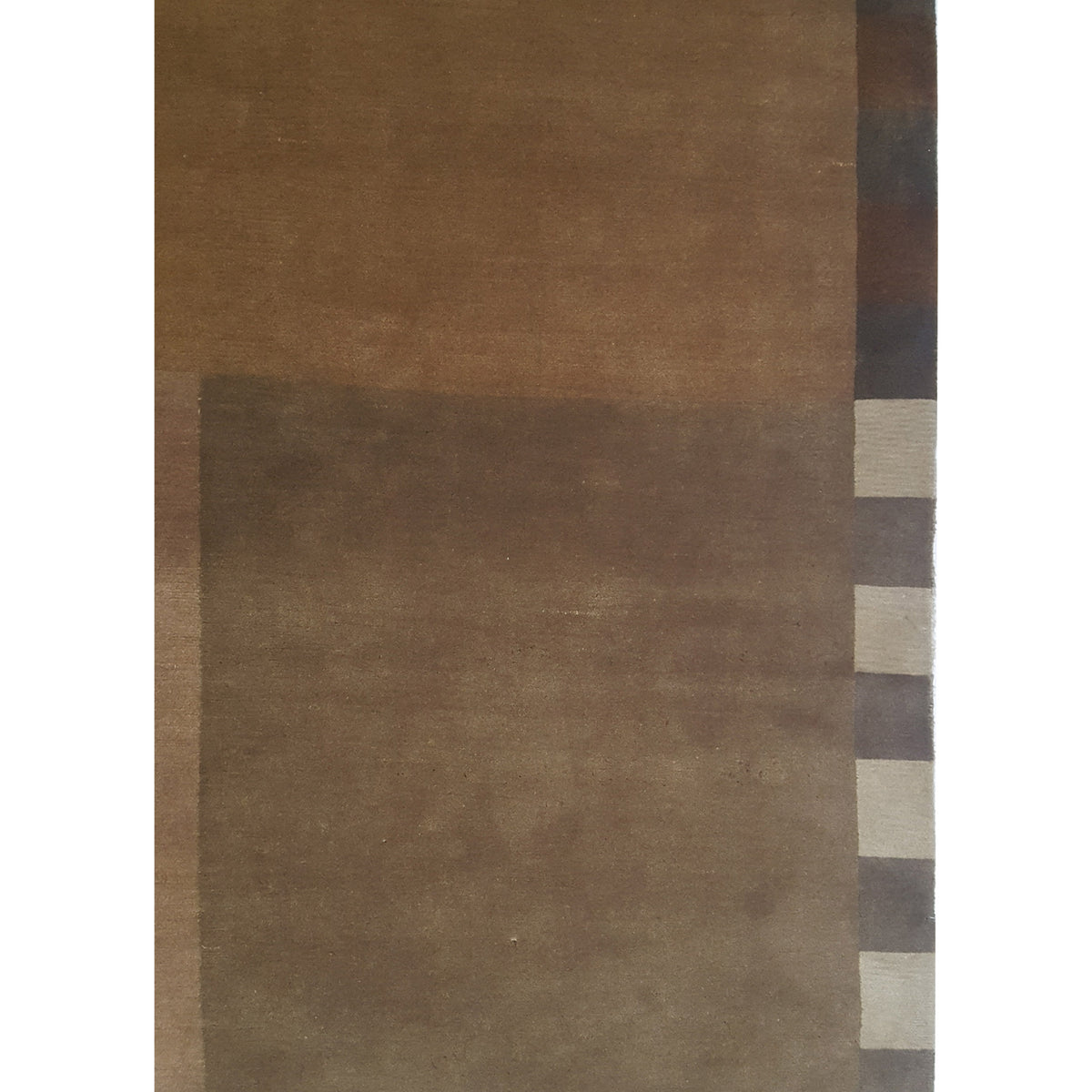 Pacific Tranquality 43453 Olive Brown Modern Hand Knotted Rug